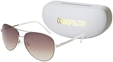 Cosmopolitan Sunglasses Women's Jennifer Aviator Lens Style Sunglasses