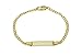 ProLuckis Personalized Gold Baby Bracelet Engraved Name Baby ID Protection bracelets Adjustable