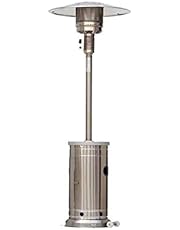 Style Selections/Garden Treasures 48,000 BTU Stainless Steel Floorstanding Liquid Propane Patio Heater