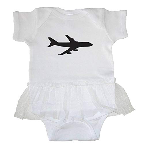 Mashed Clothing Airplane (Black) Baby Tutu Bodysuit