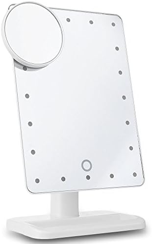 IgiaX5 Zoom Lighted Makeup Mirror in White