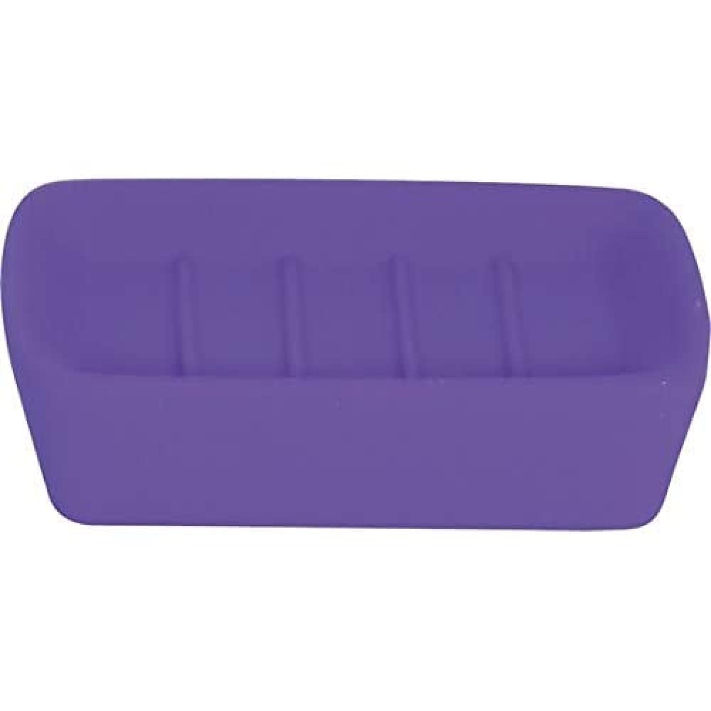 MSV Ceramic/Porcelain Hit Recovery with Soft Silica Gel in Haiti Soap Holder, Purple