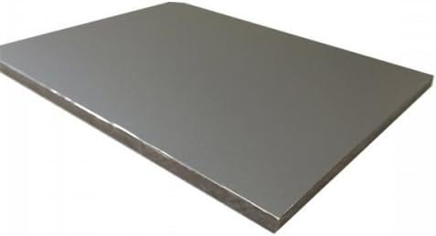 Aluminium sheet, silver, A3 size 11 1/2"X 16 1/2"X3/20"