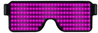 Abboard Flashing LED Glasses, Newest LED Glasses Glowing Light Festival Party Sunglasses Christmas,Birthday Decoration, Clubbing, Rave, Disco, Dubstep