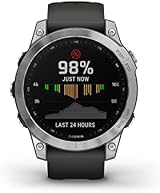 Garmin fēnix 7 Multisport GPS Watch Silver Graphite Band view 13