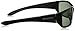 Pepper's Cutthroat Polarized Sport Sunglasses, Shiny Black, One Size