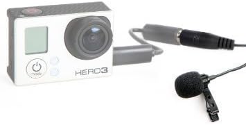 Miracle Sound Lavalier Lapel Clip-on Omnidirectional Condenser Microphone for GoPro HERO3, HERO3+ & HERO4