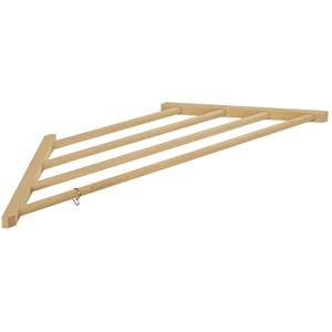 お部屋の空いているスペースを有効活用【木製コーナーハンガー】