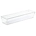 mDesign Plastic Kitchen Cabinet Drawer Organizer Tray - Storage Bin for Cutlery, Serving Spoons, Cooking Utensils, Gadgets - BPA Free, Food Safe, 12