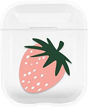 NANTE Accessories Cute PC Protective Cover Case Protective for Airpods 2/1 Earphone Headset Covers Key Chain Pouch Skin (E)