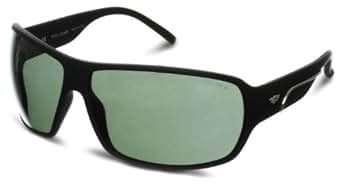 Police S1717M-U28P Wrap Sunglasses,Matt Black,72 mm