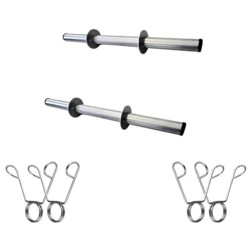 Par de Barras Tubo Oca 40 cm com Presilhas