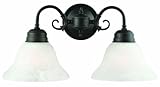 Design House 514471 Millbridge 2 Light Wall Light, Oil Rubbed Bronze (Tools &amp; Home Improvement)