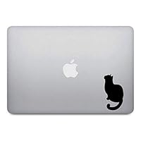 stampmagick Black Cat Vinyl Decal Sticker for Laptop or Tablet - Kitten Decal - G009K