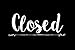 NAHANCO NMSKBO Black with White Print Open/Closed Metal Sign Kit, 12”W x 8”H, Black w/White print