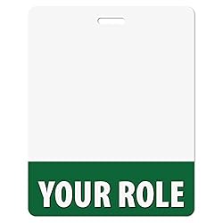 Personalized Print Badge Buddy - in Dark Green
