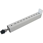 JEACENT AC Security Window Lock Bar, Window Security Bars - Sturdy Steel, Extends from 10" to 17 1/2" for Sliding Windows with AC Unit Installed