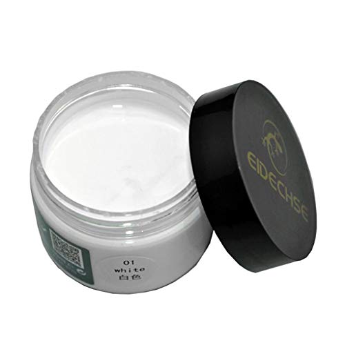 Leather Repair Cream,Efaster Leather Refinish & Repair Nursing Cream,Repair Paste Shoe Cream Leather Polish Coloring Agent Stain Wax,Multifunctional Leather Refurbishing Agent Repair Tool (White) - Thumbnail 2