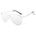 Sunglasses Aviator Color Mirrored for Men Women HDCRAFTER Polarized Sun Glasses