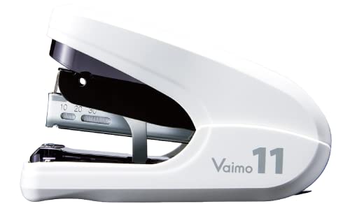 MAX Vaimo 11 FLK Manual Stapler with Flat stapling, White.