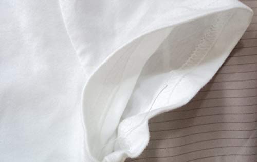 Custom Mens V-Neck T-Shirts Design Your Own Text or Image Adult Unisex Shirt White - Image 4