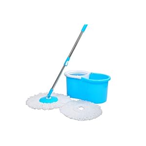 Esquire Elegant 360 Spin Mop Set with Additional Refill (EE2 MB,Blue)