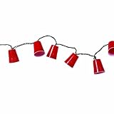 DEI Party Cup String Lights, Red