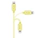 Lightning Cable, 6 Ft Long Apple Certified Charger Cord, F-color 8 Pin to USB Ultra Compact Connector for iPhone 6S 6 Plus 5S 5C 5, iPad 4 Air 2 Mini 2 3 4, iPad Pro, iPod Touch 5, iPhone SE, Yellow