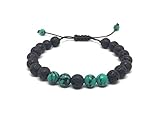 Banana Bucket Adjustable Calm Lava Stone Diffuser Bracelet - meditation, grounding, healing, genuine stones, natural, essential oils, self confidence, holistic, aromatherapy