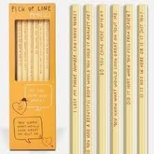 ReallyFabCards Ltd Sharp and Blunt - Pick Up Lines Pencils x 6 (IDEAL SECRET SANTA OFFICE GIFT) - NEW IN BOX