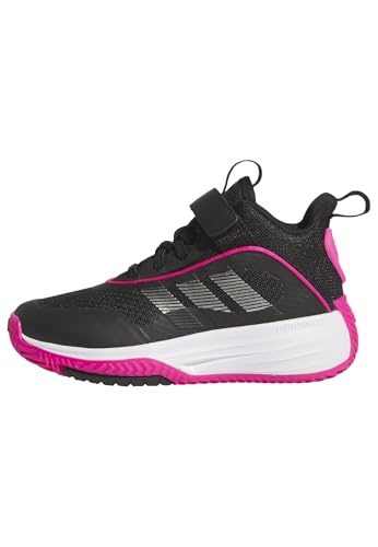 Unisex niños Ownthegame 3.0 Shoes, Core Black/Iron Met./Shock Pink, 38 EU