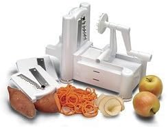 New and Essential Spiralizer Tri-blade Spiral Vegetable Slicer
