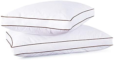 Desle Home Goose Down Feather Pillows for Sleeping Set of 2 Hot Quality Bed Pillows (King01)