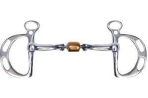 Showman Stainless Steel Kimberwick Style Bit w/D Cheeks