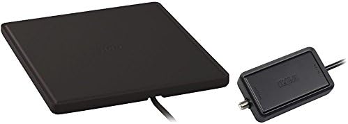 Rca Ant1450b Home Theater Style Multi-directional Digital Flat Amplified Antenna (black)