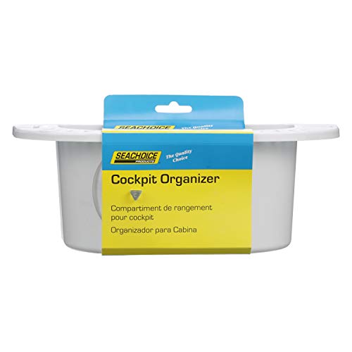 Seachoice Cockpit Organizer w/ 3 Suction Cups to Mount on Any Flat