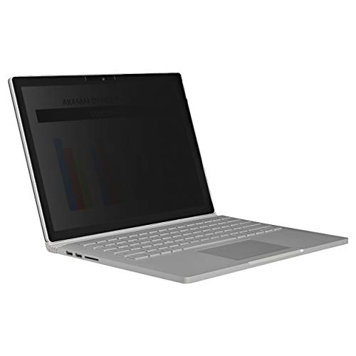 Akamai Office Products Privacy Screen Filter Laptops Anti Glare (Microsoft Surface Book 2, Edge to Edge Glass Removable)