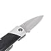 FunnyDay Black Mini Folding Knife Outdoor Camping Survival Ebony Handle Keychain Pocket