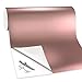 TECKWRAP Rose Gold Metallic Matte Chrome Adhesive Craft Vinyl,1ftx5ft