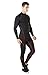 TM-YUT32-KKR_Large Tesla Men's Thermal WinterGear Compression Baselayer Mock Long Sleeve Shirt YUT32