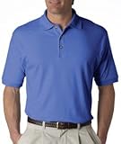 UltraClub Men's Egyptian Interlock Polo