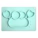 Cheaboom Silicone Food Placemat, Silicone Food Tray Babies Placemat Plate Non-Slip Placemat or Kids,Toddlers (Light Green)