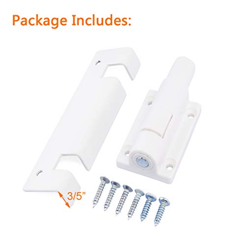 Patio Sliding Door Security Foot Lock Kick Lock, Fits on Top Rail