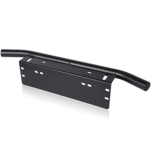 Opall Led Light Bar Mounting Bracket Front License Plate Frame Bracket License Plate Mounting Bracket Holder for Off-Road Lights LED Work Lamps Lighting Bars