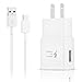 OEM Adaptive Fast Charger for Galaxy Book 12-inch 15W with certified USB Type-C Data and Charging Cable. (WHITE / 3.3FT / 1M Cable)