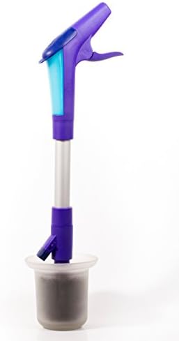 Peppy Brush 3-in-1 Toilet Bowl Brush - Built-In Cleaning Spray System & Stylish Brush Holder - Ergonomic & Hygienic Toilet Cleaning Tool - Bonus 16 oz Peppy Bowl Cleaning Solution