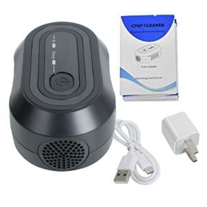 Denshine CPAP Cleaner Includes Sanitizing Bag, Mini CPAP Cleaner and Sanitizer for CPAP Air Tubes Hose Mask Machine Respirator Accessories CPAP Cleaner Disinfector Disinfection Auto Cleaning