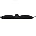 WDDH Shade 3D Eye Mask Soft Silk Sleep Adjustable Eye Mask Eyeshade Eyepatch Aircraft Travel (Black)