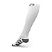 Go2Socks Compression Socks for Men Women Nurses Runners 20-30mmHg Medical Stocking Athletic (White,XL)