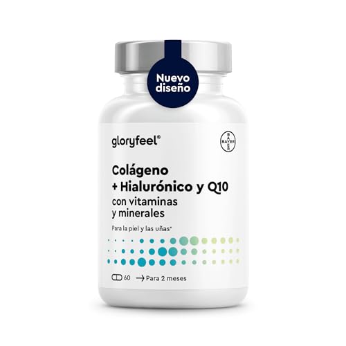 Colágeno Marino Hidrolizado + Ácido hialurónico + Magnesio + CoQ10 + Zinc + Vitaminas A, C, D y B12 - Articulaciones Fuertes, Piel Tersa y Energía - Probado en laboratorio